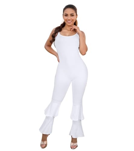 Image of Jigfar Women Sexy Elegant Bodycon Jumpsuit Going Out Romper Birthday Party Club Night Outfits