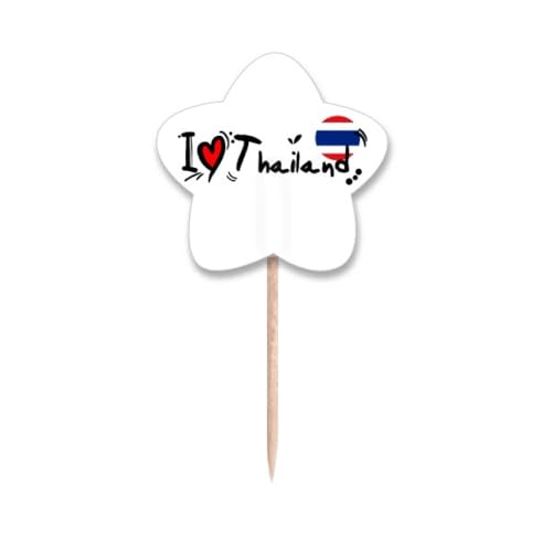 Cure-dents drapeau Thaïlande pour décoration amuse-bouche