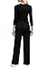 WIHOLL 2 Piece Sets for Women Summer Fall Outfits 2025 Fashion Travel Comfy Matching Women Clothing Cozy Active 3/4 Sleeve Tops Wide Leg Pants Petite Lounge Sets 90s Pajamas Tracksuit Black S
