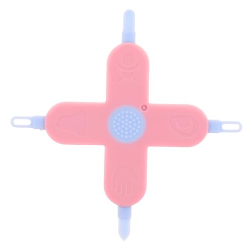 TOYANDONA Care Tool Cross Shaped Nose Cleaner Ear Wax Removal Nail Picker Durable for Newborns Safe Versatile Pink