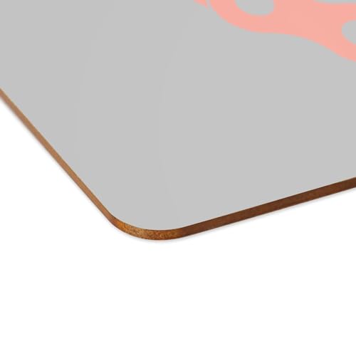 Sets de table liège gris vélo grand format napperons souples de cyclisme
