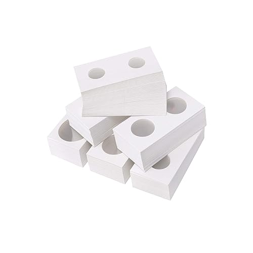 Trombone à Pièces papier blanc facile à transporter pour protection de monnaie lot de 300pcs