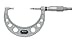 Mitutoyo 122-103-10 Blade Micrometer, Non-Rotating Spindle Type, 50-75mm Range, ?3?m Accuracy, 0.01mm Graduation