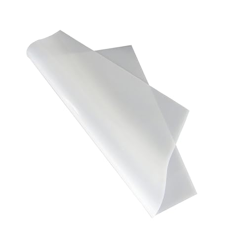 DFDPAXL 5 Pcs Translucent Silicone Rubber Sheet 200×200×0.5Mm-200×200×2Mm, Silicone Mat Suitable for Auto Repair and Home Repairs,200×200×0.5mm