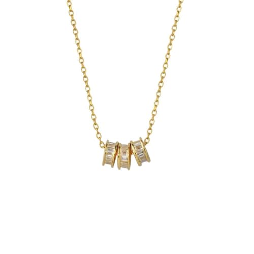 Collier en argent pour femmes 925 pendentif rond zircon bijoux fins ras de cou