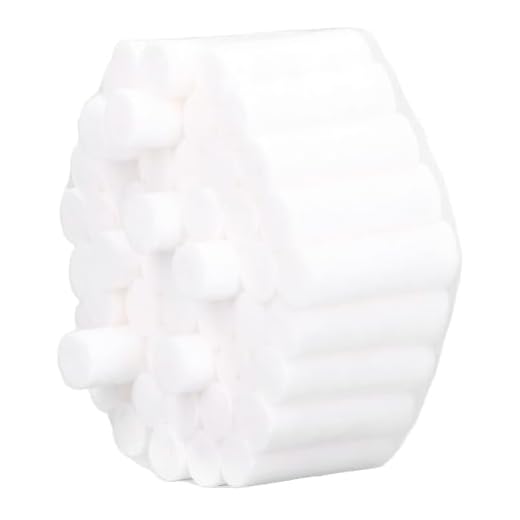 Agatige Tapón de Sangrado Nasal de 100 Unidades para niños, Rollos de algodón Dental, Tapones nasales, hisopo de algodón hemostático para Boca y Nariz, Detiene el Sangrado rápido