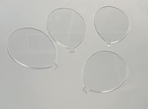 Balloon Acrylic Milestone Blanks,17pcs DIY 1st-Year Milestone Balloons Cards for Baby Photo Props,Baby Shower,Baby Gift,Keepsake (Small Balloons) by Yuxuanish - Image 9