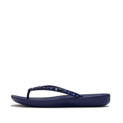 Image of FitFlop Iqushion Multi-Crystal Ergonomic Flip-Flops