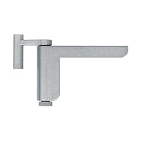 ABUS Türschließer 2603 für leichte Innentüren – geeignet für DIN links und rechts schließende Zimmertüren – ohne Bohren, ohne Schrauben – Silber