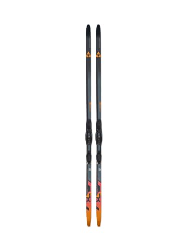 Fischer Aeroguide Skate 85 Cross Country Skis w/ Bindings, Yellow, 175cm