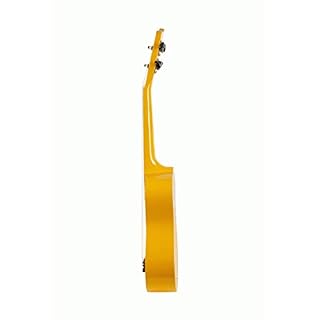 Ashton UKE110YL Ukulélé soprano avec sac (Jaune) - Les Beatles, Paul McCartney, John Lennon, RIngo Starr, George Harrison Ashton UKE110YL Ukulélé soprano avec sac (Jaune) – Image 4