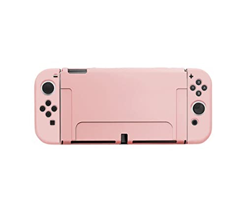 SHEAWA Switch OLED 有機ELモデル用ケース 保護ケース カバー かわいい TPU 耐衝撃 アクセサリー (ライトピンク