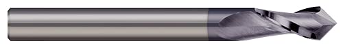 Micro 100 DM-312-4120X Drill/End Mill, 120° Point Angle, 5/16" Cutter Dia, 813" LOC, 4 Fl, 5/16" Shank Dia, 2-1/2" OAL, AlTiN
