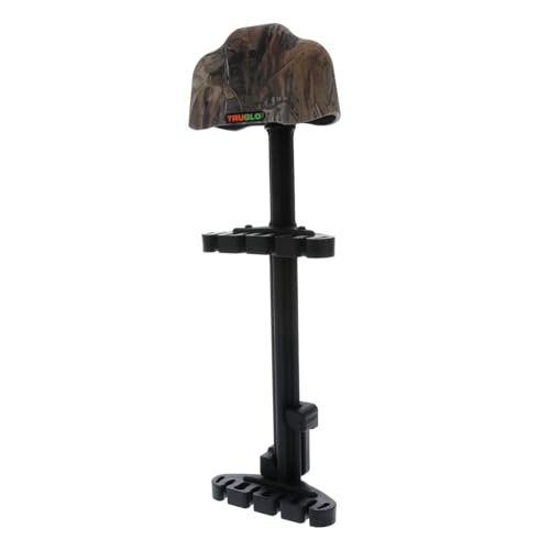 Image of TRUGLO Loc-Down 4-Arrow Ultra-Quiet Lightweight Composite Vibration-Absorbing Left-Hand Convertible Bow Hunting Archery Quiver