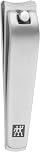 ZWILLING Cortador de unhas (para unhas de mãos e pés, alavanca forte, fio ligeiramente curvado, hipoalergénico), premium, prata, 60 mm