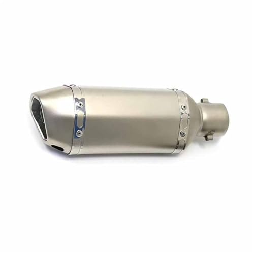 Pot d'échappement moto inox 38-51mm idéal pour les trajets quotidiens en TMAX 500