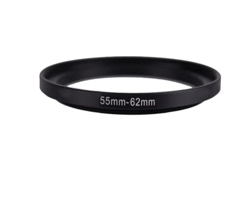 Adaptador de lente con 10 anillos de metal 52-72mm para usar filtros grandes en objetivos. 5
