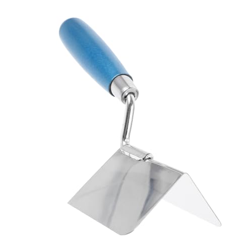 Tofficu Herramienta de Acabado para Esquinas Interiores Inoxidable Paleta para Relleno y Alisado Paredes Uso Profesional para Construcción y Reparación