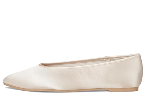 Seychelles Women's Georgette Satin Ballet Flat, Natural, 9.54