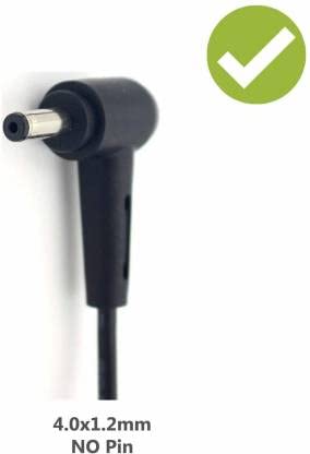 Image of Asus Adp-45Ze B 45W Laptop Adapter /Charger With Power Cord For Asus Laptop (19 V, 2.37 A, 4 Mm X 1.2Mm Diameter, Black