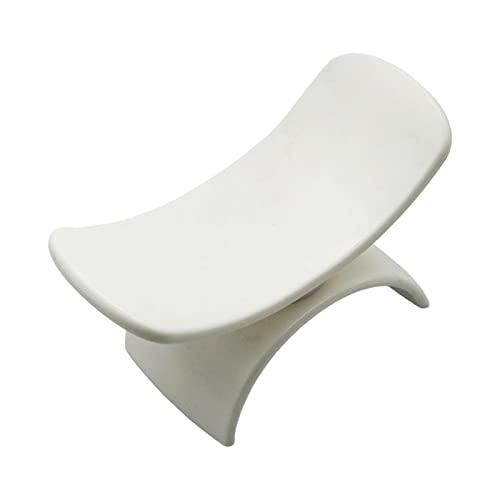 ネイルアームレスト枕 U 字型ポータブルノンスリップアクリルネイルマニキュアホワイト 白 5.24Inx2.56In