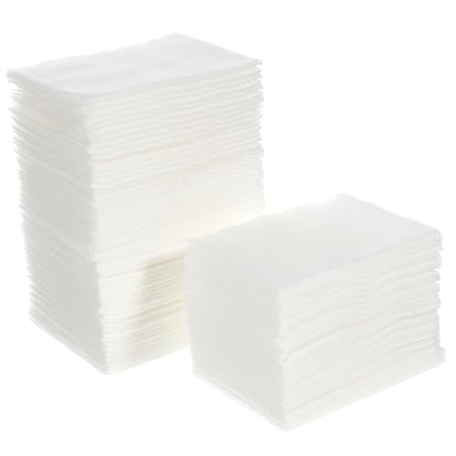 FOMIYES Cotton Makeup Pads Stretchable Wet Facial Cotton Rounds 400 Sheets (2 Packs) Toner Pads for Face Cleansing