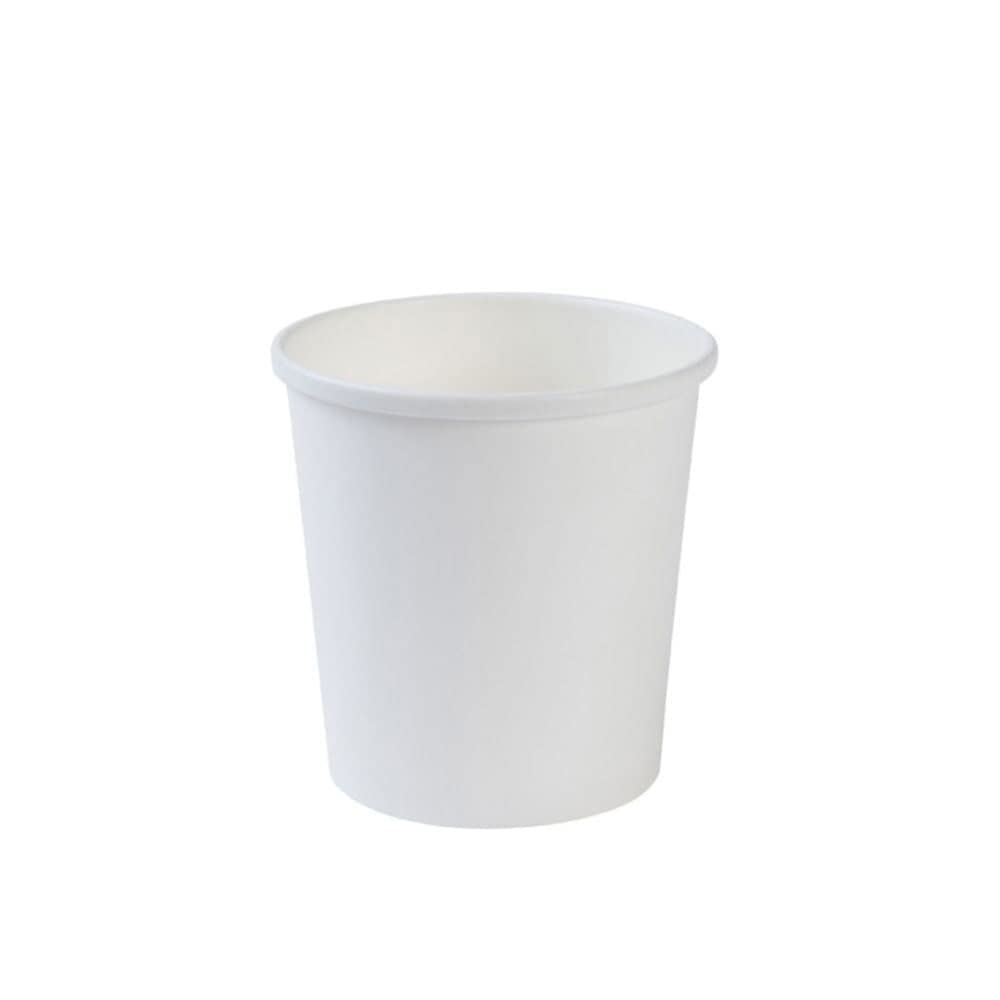 BIOZOYG Bicchieri di Cartone per Alimenti Bicchieri Monouso bianchi I Bicchieri compostabili con Rivestimento interno realizzato con barriera interna a base d'acqua I 500 Bicchieri di Carta 400ml