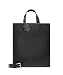 Produktbild Liebeskind Berlin Paperbag Tote M  Paperbag Tasche aus Leder mit Jacquard-Schultergurt & Logodetails I Damen-Tasche | Leder Handtasche Damen | Womens Tote Bag