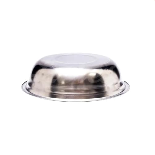 6 Tigelas Bowl Saladeira Cumbuca Em Inox 21x5,5cm