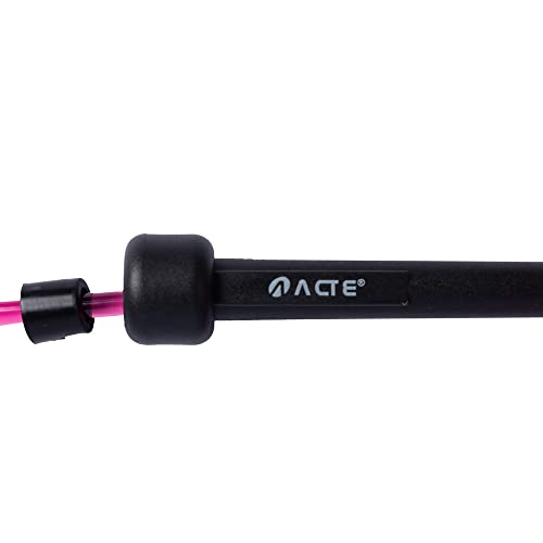 Acte, Corda de Pular no Tubo em PVC 2,75M Ajustável - Rosa