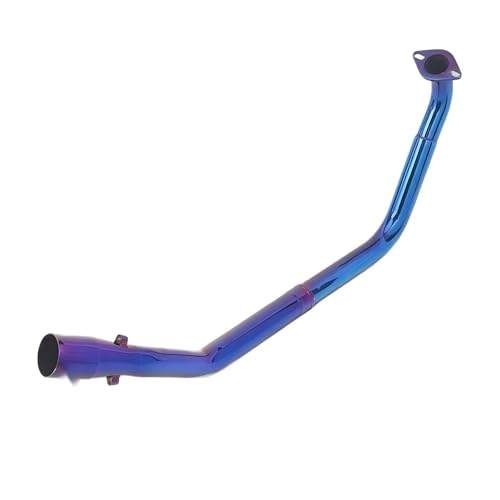 Tuyau d'échappement de moto en acier robuste compatible avec systèmes Yamaha