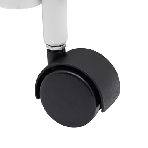 Carrito portátil para spa de pies con ruedas universales blanco miniatura 5