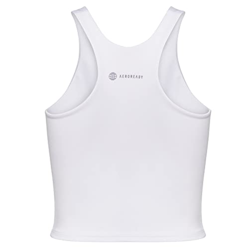 adidas Girls' Moisture-wicking Compression Tank Sports Bra2