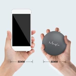 Miniatura 8 de Bola de masaje vibratoria de 3 pulgadas, bola de masaje con vibraciones de 5 velocidades para músculos y fitness, alivio del dolor de fascitis