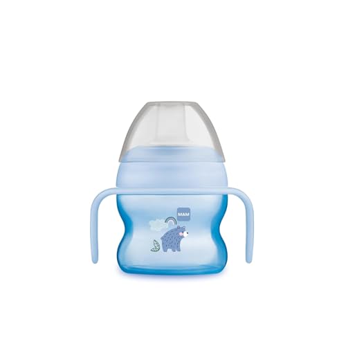 MAM Starter Cup Baby Trinklernbecher (150 ml), Trinkbecher für erste...
