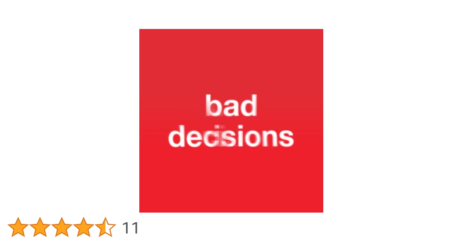 Benny Blanco Bad Decisions BTS レコード Bad Decisions 7