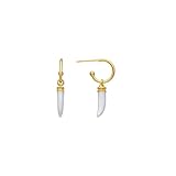 LUXENTER Pendientes Khira acabado oro 18k
