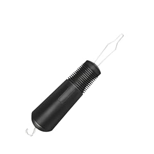 Knopenhaak en ritstrekker, eenhandige aankleedhulp, gemakkelijke grip hulpapparaat voor senioren en hulpmiddelen voor gehandicapten, knoopshirts voor gehandicapten, ouderen en beperkte mobiliteit