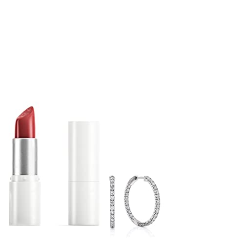 1 1/5 to 10 Carat Moissanite Inside Out Hoop Earrings for Women in 925 Sterling Silver (G-H, VS, cttw, DEW) Secure Lock Hoops by Beverly Hills Jewelers3