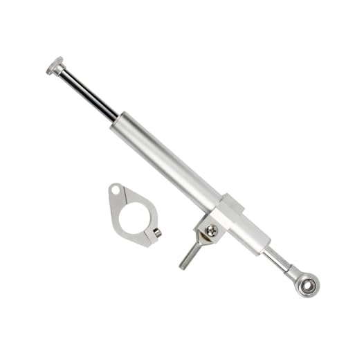 Amortisseur de direction moto universel réglable pour guidon de MT03 et MT09 en coloris blanc