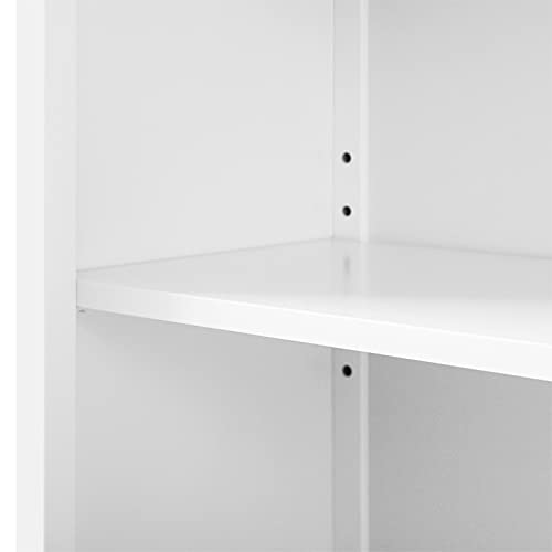 Vasagle Bathroom Storage Cabinet Free Standing, With Drawer And Adjustable Shelf, Kitchen Cupboard, Wooden Entryway Storage Cabinet, 23.6 X 11.8 X 31.5 Inches, White Ubbc61Wt #TOP6