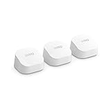 Amazon eero 6+ mesh wifi system - Supports internet plans up to a Gigabit, Coverage up to 420 m², Connect 75+ devices, 3-Pack