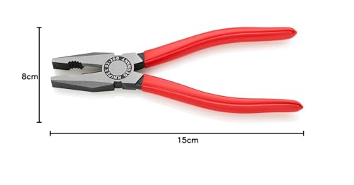 Alicate universal KNIPEX 03 01 200 de 200 mm para cortar cables y sujetar piezas 6