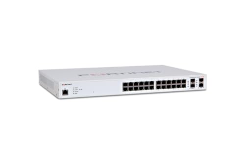 Image of Fortinet FortiSwitch - 124F Performance L2 Switch - 24 GE, 4 SFP+, Fanless (FS-124F)