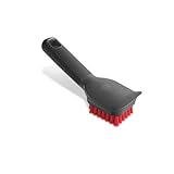 Weber Cool Clean Scraper Brush – Multipurpose Grill Brush & Scraper Safe for All Weber Grates and Cookboxes, Comfortable No-Flex Handle