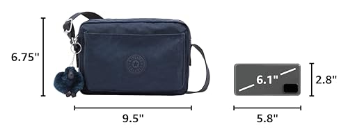 Image of Kipling Women's Abanu Medium Crossbody Bag, Lightweight, Adjustable Nylon Waist Pack with Multi-Compartment Zip Pockets