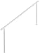 Produktbild Treppengeländer Edelstahl Handlauf Geländer Balkongeländer Aufmontage Treppe, Länge:160 cm;Anzahl Streben:0
