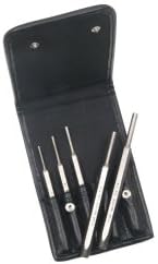 5 Pc Pin Punch Set, 150 Line Leather Pouch