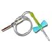 BD Medical Systems 367283 Safety-Lok Blood Collection Set with 12" Tubing and Luer Adapter, 23 Gauge x 3/4" Needle Size (Pack of 50)