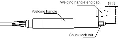 Miniatura 6 de Pluma del soldador por puntos para el soldador de la joyería de la soldadura del arco del argón del pulso, herramienta de reparación de la soldadura